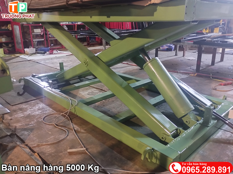 Bàn nâng hàng công nghiệp 5000 Kg