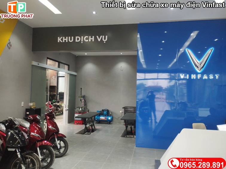 Khu dịch vụ xe máy điện Vinfast