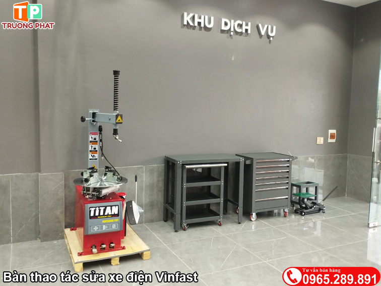 Thiết bị khu dịch vụ xe điện Vinfast