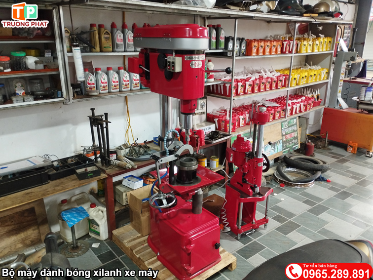 Bộ máy đánh bóng xilanh xe máy