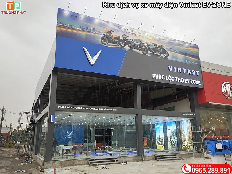 Khu dịch vụ xe máy điện Vinfast EV-Zone