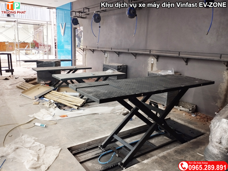 Trạm dịch vụ 4 bàn nâng Vinfast EV ZONE