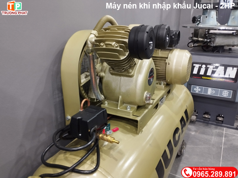 Máy nén khí Jucai áp khí nén 8kg