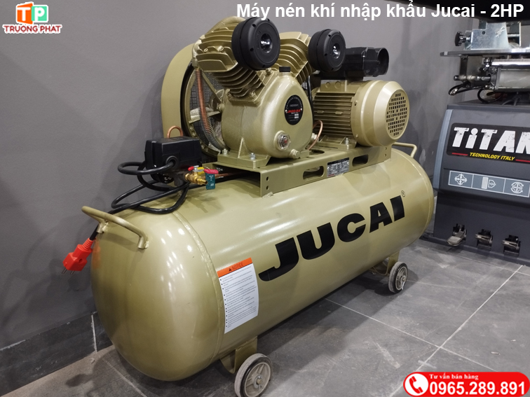 Máy nén khí Jucai bình chứa 100L