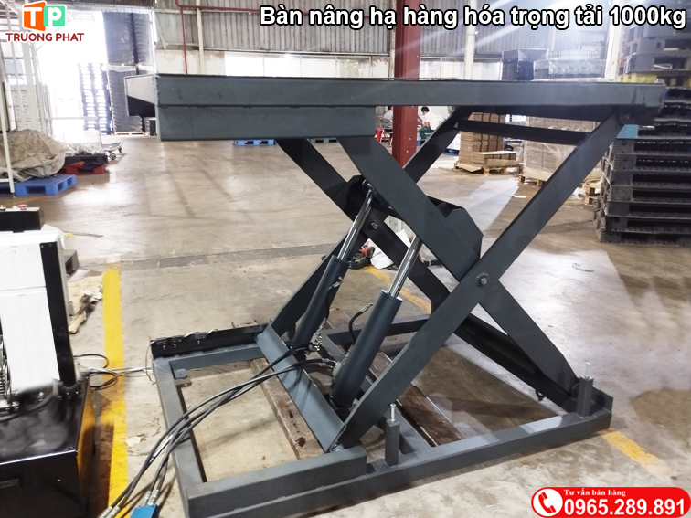 Bàn nâng hạ hàng hóa trọng tải 1000kg