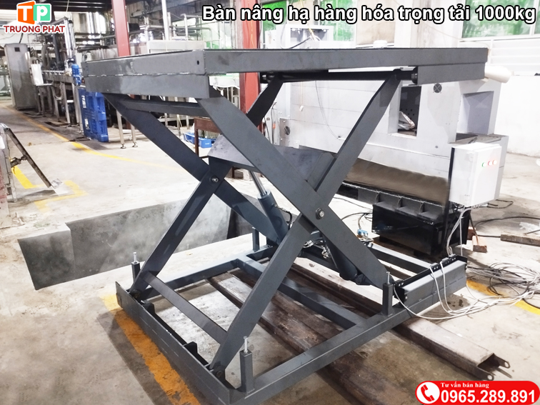 Bàn nâng thủy lực sức nâng 1 tấn