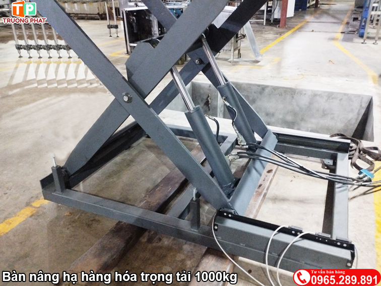 Sàn nâng thủy lực sức nâng 1 tấn