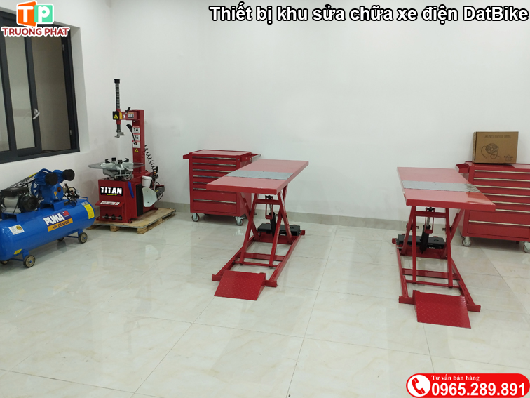 Bàn nâng sửa xe máy điện DatBike