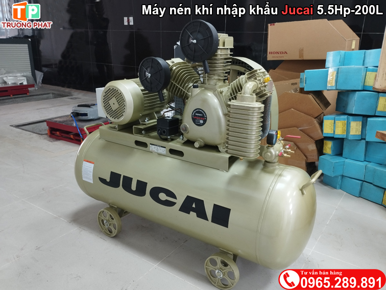 Máy nén khí Jucai 5.5HP-200L