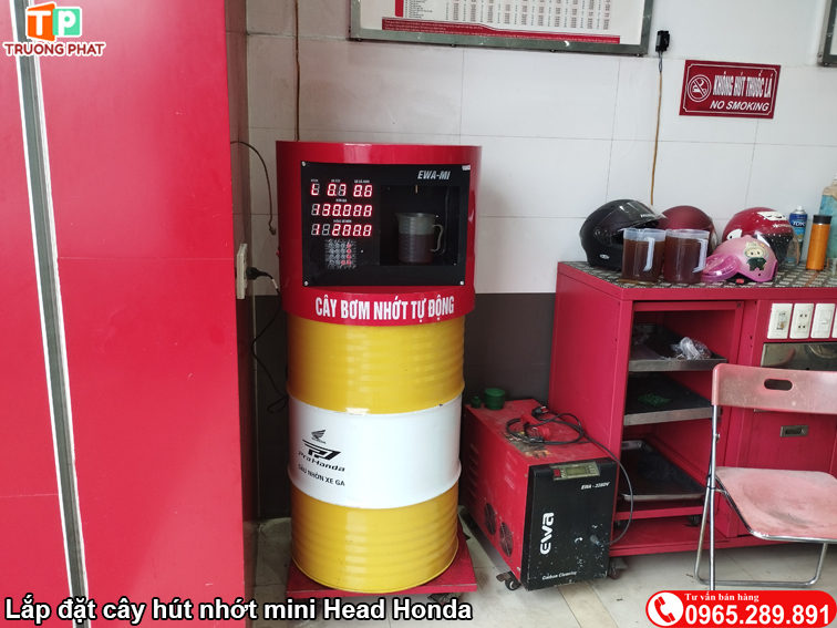 Cây hút dầu nhớt phuy Honda